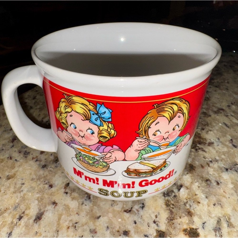 Vintage Westwood 1989 Campbell’s Soup Kids Mug Red & White Label